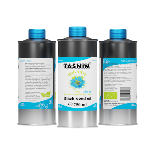 Bio Schwarzkümmelöl Light, ägyptisches - 750ml – Bild 2