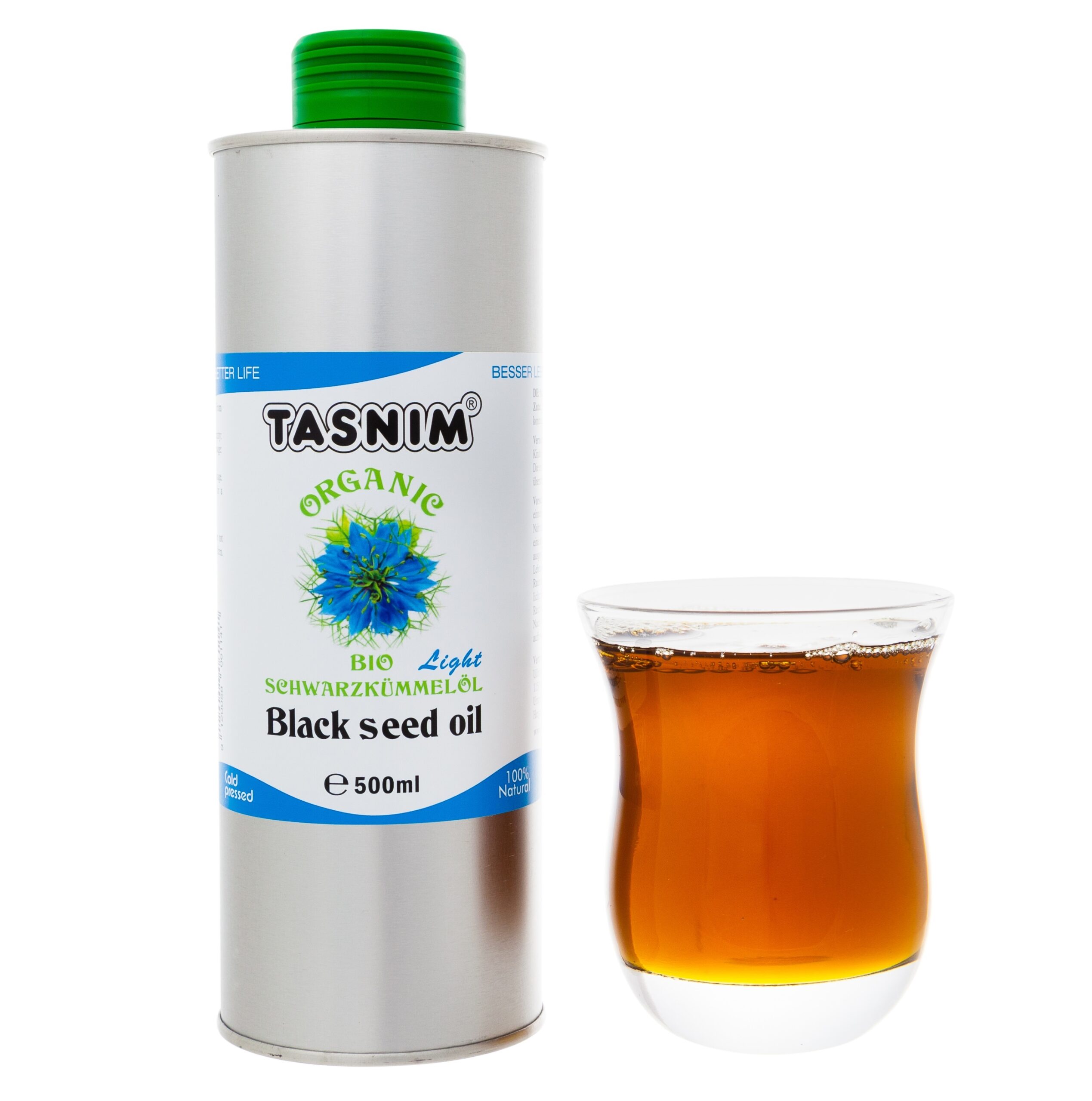 Bio Schwarzkümmelöl Light, ägyptisches - 500ml – Bild 3